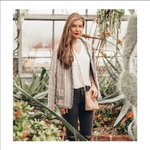 Anthropologie Eva Franco Reston Tweed Jacket Size Small NWT